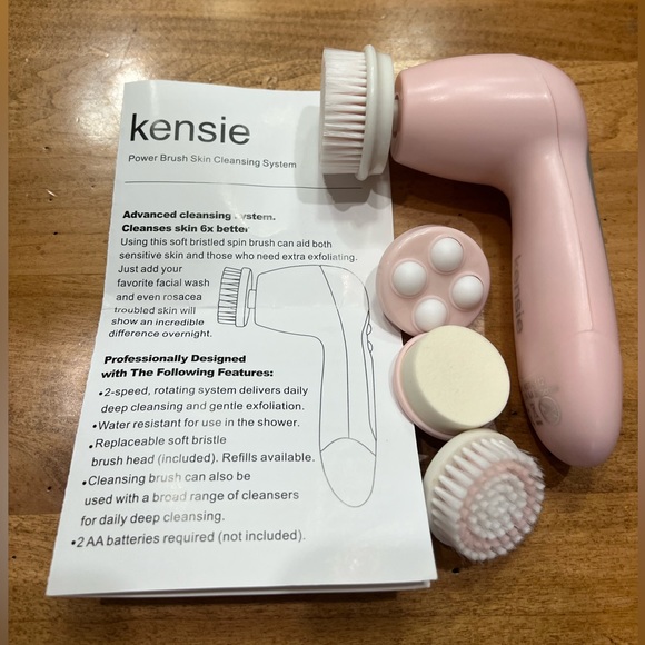 NEW Kensie Power Brush 5 in 1 Cleansing System Advanced Facial Cleansing - Picture 8 of 9